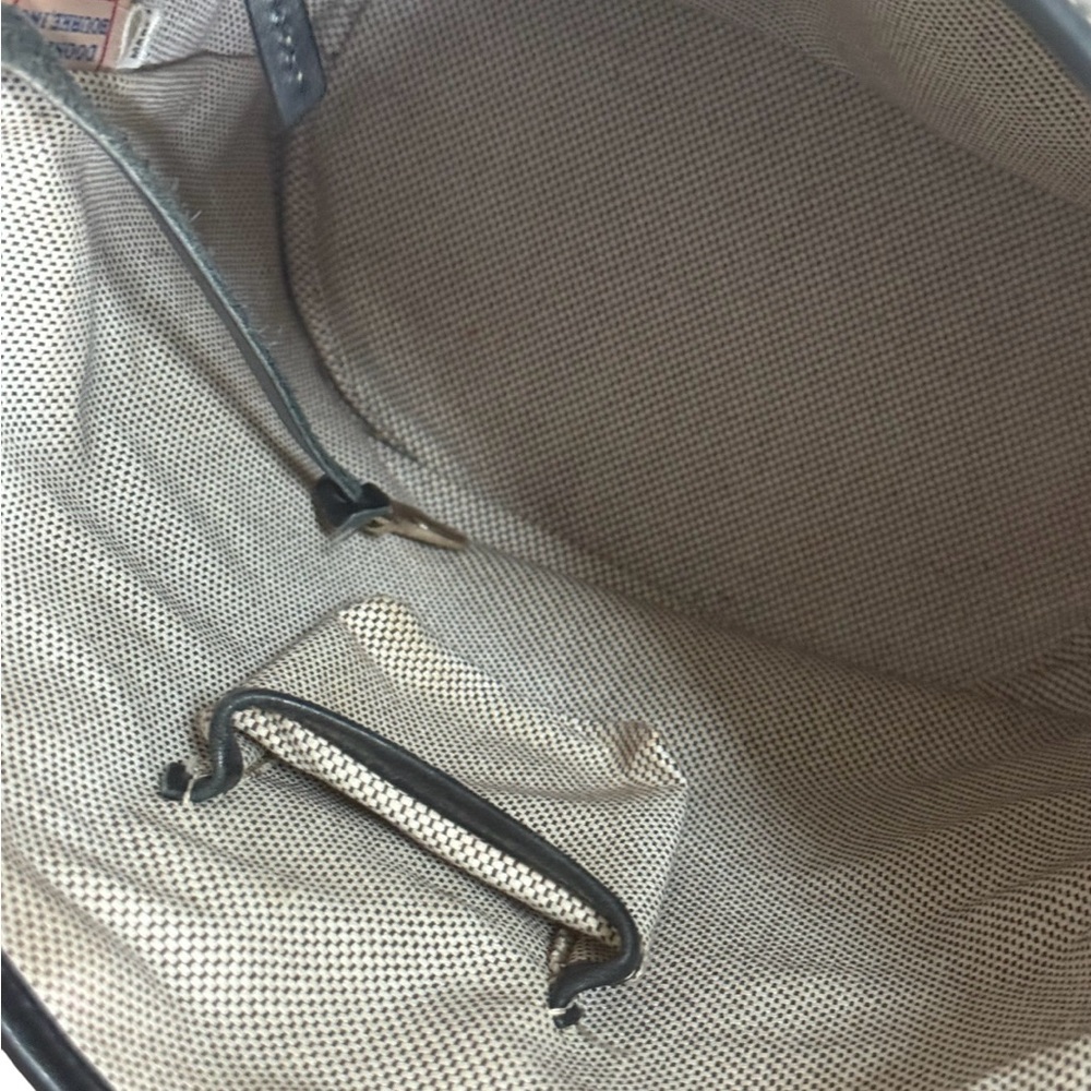 Authentic Dooney & Bourke Monogram Black Grey Bucket Bag! - Picture 12 of 15